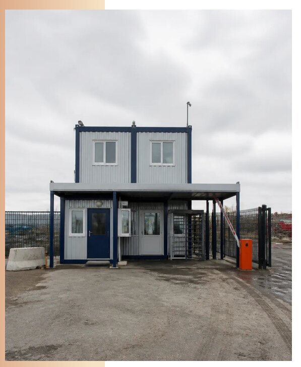 Изготовление и аренда проходных из блок контейнеров в Комсомольске-на-Амуре